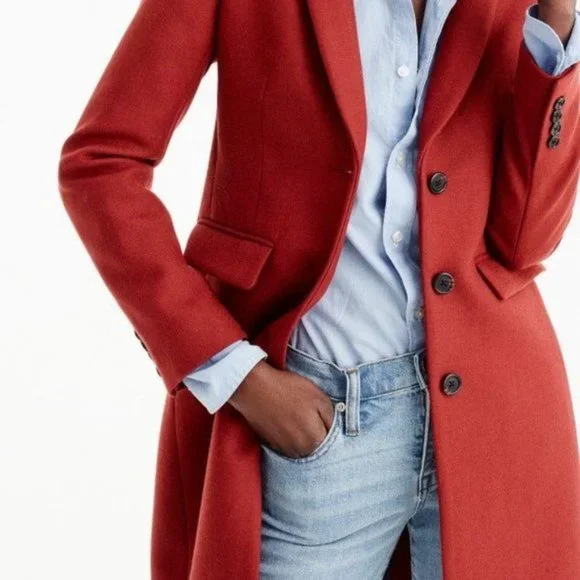 NWOT. J.Crew 100% wool topcoat